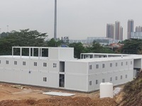 Maison préfabriquée modulaire en acier de 20 pieds, maison conteneur à structure préfabriquée, casa prefabricada