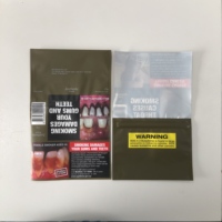 Personnalisé Imprimé 25g 50g Vide Enveloppe Rouler À La Main Fumer Tabac Sacs Simple Feuille Tabac Wraps Sac