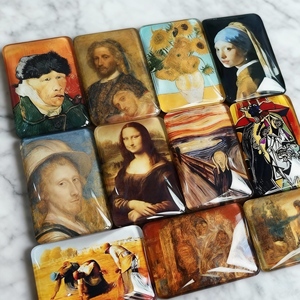 แม่เหล็กติดตู้เย็นอะคริลิคพิมพ์ลายตามสั่งพร้อมโลโก้โรงงาน ของขวัญส่งเสริมการขาย ลายทิวทัศน์ ลายการ์ตูน แม่เหล็กอะคริลิคเคลือบอีพ็อกซี่สำหรับติดตู้เย็น - Product Image 5