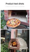 Four à pizza commercial en bois et pierre, four extérieur en briques autoportant pour la cuisson et la pâtisserie en extérieur