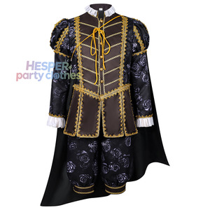 Disfraz de Rey de la Dinastía Tudor Isabelina Estampado para Hombre de HP, Traje Noble de la Era Victoriana para Representaciones Teatrales, Halloween - Product Image 1