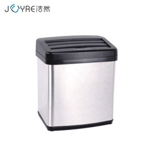23L Nhỏ Văn Phòng Nhà Bếp Phòng Tắm Vuông Đu Kim Loại Hàng Đầu Thép Không Gỉ Touchless Thông Minh Cảm Biến Tự Động Thùng Rác Có Thể - Product Image 6