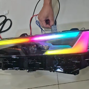 ชุดแปลงไฟรถกระบะ ระบบไฟรถยนต์ ไฟหน้า LED RGB พร้อมโลโก้ GR สำหรับ Travo 2026 รุ่นต่ำถึงรุ่นสูง RGB L - Product Image 4