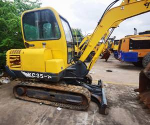 Excavatrice à chenilles agricole miniature Yuchai YC35-8 de 3,5 tonnes d'occasion <span class=keywords><strong>2022</strong></span>, équipée d'un moteur de 33 kW, d'une pompe à engrenages Poclain de 0,12 m - Product Image 5