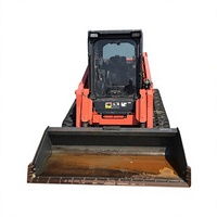 Chargeuse sur pneus Kubota SVL97-2 d'occasion, équipement de construction pour travaux lourds