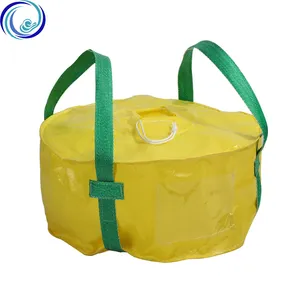 500kg 800kg 1000kg Top Skirt Tubular Bulk Bag Japan 1000kg FIBC Large Industrial Plastic Bag Bottom Lift Container Bag