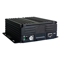 Caméra DVR de voiture 4 canaux avec enregistrement vidéo en temps réel, GPS 4G, ADAS/DSM/BSD, 360°, pour autocar, fourgonnette, camion