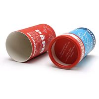 Tube de baume à lèvres biodégradable de qualité alimentaire, logo personnalisé, contenant de déodorant, emballage en tube de papier kraft pour bâton de déodorant