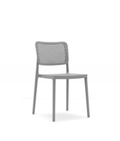 Chaise de salle à manger empilable en plastique PP, dossier ajouré en maille, chaise d'appoint nordique pour la maison, le restaurant, le café, la terrasse, 6 couleurs disponibles