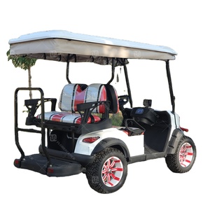 48V de litio Mini 4 plazas eléctrico <span class=keywords><strong>barato</strong></span> fuera de carretera Carros de golf eléctrico de calle Legal coche con aire acondicionado para la venta - Product Image 3