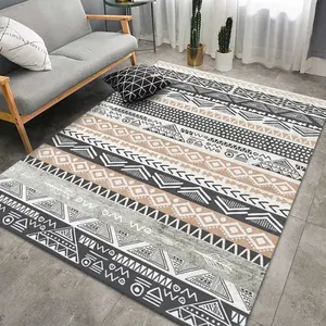 Best Cheap Nordic Light Luxury Crystal Velvet Rug Factory Supplier Large Morocco Persian Home Decor Carpet