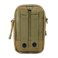 Pochettes tactiques Molle EDC pour ceinture, en nylon, avec fermeture éclair, pochette utilitaire pour hommes