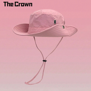 Chapeau Bob Unisexe Personnalisé de Haute Qualité à Bord Réglable, Non Structuré, Couleur Unie, avec Sangle Mentonnière, Vente en Gros - Product Image 1