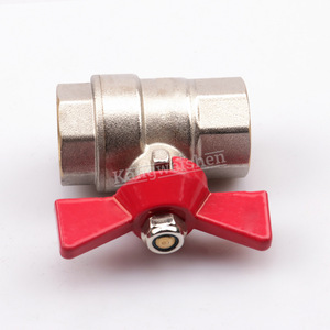 บอลวาล์วเกลียวในแบบตรง DN15 1/2 นิ้ว PN40 สำหรับควบคุมการไหลของน้ำ - Product Image 3