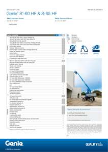 Meilleur prix - Équipement d'entretien mobile - Nacelle télescopique <span class=keywords><strong>Genie</strong></span> S65 - Nacelle télescopique <span class=keywords><strong>Genie</strong></span> légèrement utilisée à vendre - Product Image 3