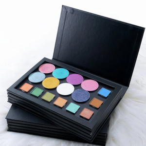 Palette di ombretti per occhi con ombretto a forma di libro per il trucco a forma di ombretto magnetico neutro coreano ombretto impermeabile in polvere secca - Product Image 3
