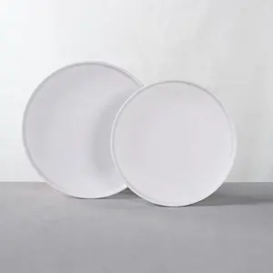 Stoviglie infrangibili di grado A5 riutilizzabili in plastica piatti piatti in melamina rotondi per ristorante