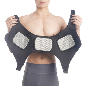 Ceinture de soutien dorsal auto-chauffante magnétique en tourmaline avec bretelles de redressement des épaules - Product Image 4