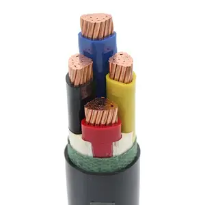 Factory Direct Sell Low Voltage 4 Core Copper Conductor Retardant 50mm 75mm XLPE PVC Insulated Power Cable