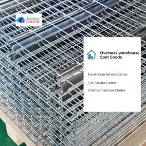 튼튼한 창고 보관을 위한 48 ''x 46'' 헤비 듀티 스틸 선택적 팔레트 랙 아연 도금 또는 페인트 와이어 메쉬 데크 - Product Image 1