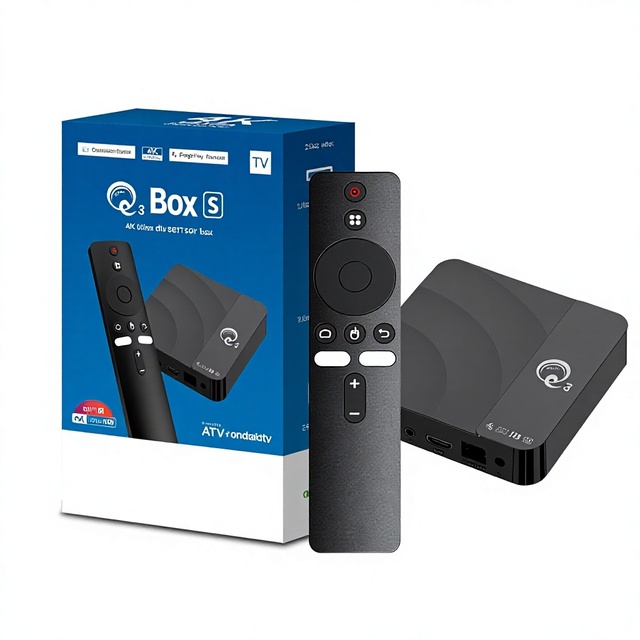 Cross-border Bestseller Q3 Network Set-Top Box 8GB RAM Wi-Fi 6 Allwinner H313 HD 4K Android 14 for 5.4