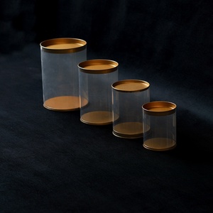 Có Thể Tái Chế Đồ Chơi Trong Suốt Bao Bì Hộp Thiếc Rõ Ràng <span class=keywords><strong>PVC</strong></span> Cửa Sổ Cho Son Môi Nước Hoa Tinh Dầu Trang Điểm Công Cụ Dầu Gội Lưu Trữ - Product Image 4