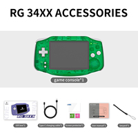 Consoles de jeux portables ANBERNIC RG34XX Mini, écran IPS 3,4 pouces, appareils de jeu 64 bits, système Linux Wi-Fi, jeux vidéo portables