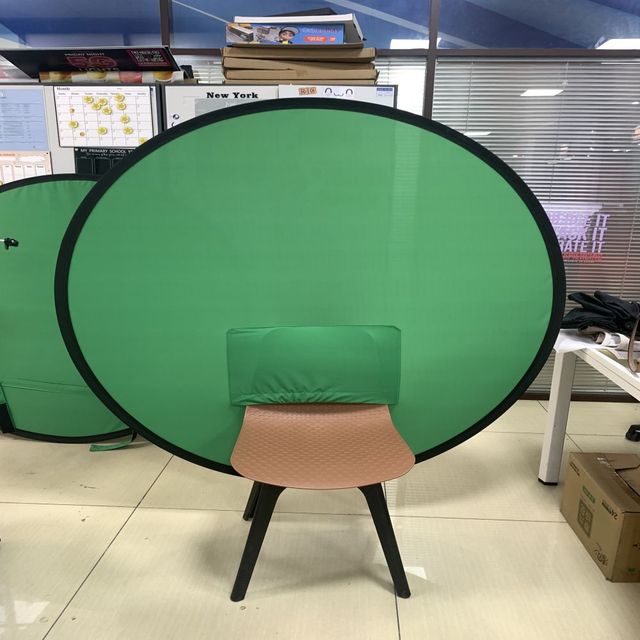 Custom Green Screen Backdrop Aluminum Frame Adjustable Height Washable/Ironable Square Shape Camera iPad Floor Pull-up Design