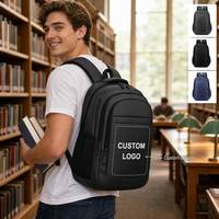 Mochila Universitaria para Estudiantes con Logotipo Personalizado, Correas de Hombro Acolchadas, Bolsa Escolar al por Mayor