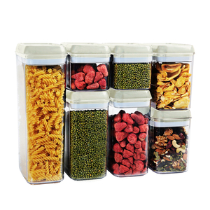 Merryart Stackable Airtight Kitchen Cereal Storage Containers low price plastic food container storage box