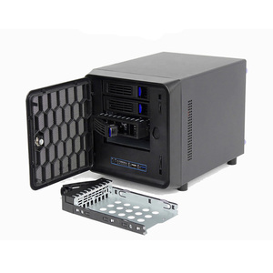 Spedizione Rapida, Chassis <span class=keywords><strong>NAS</strong></span> a 4 Bay con Porta Frontale Bloccabile, Case ITX per <span class=keywords><strong>NAS</strong></span> per Archiviazione di Grandi Dati - Product Image 2