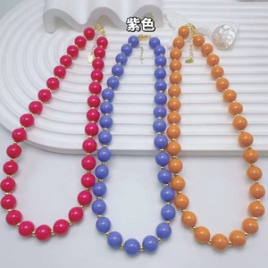 Colliers en perles acryliques style bohème, faible quantité minimum de commande, pour femmes, plage, été. - Product Image 4