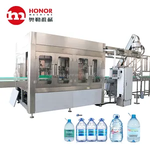 Automatic 3-5L water bottling machine big bottle filling machine complete production line