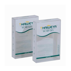 Hot Selling Transparent PVC Packaging Box Transparent Plastic Packaging Square Box Scar Gel PET Box