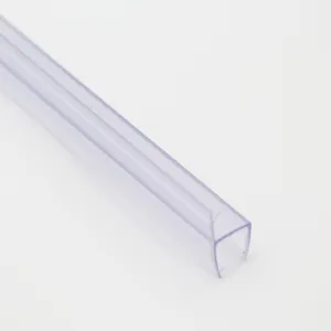 180 degrés h style pvc étanche bande de joint joint latéral de porte de douche en verre