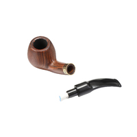 Pipe à tabac en bois de hêtre sculpté à la main, de luxe, petite, durable, de haute qualité, artisanale