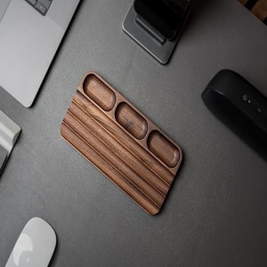 อุปกรณ์จัดระเบียบสำนักงานแบบชนบท-ถาดไม้7.5x3.75 "สำหรับพื้นที่ทำงานของพ่อและของขวัญสำหรับคุณครู - Product Image 3