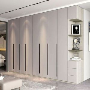 ตู้เสื้อผ้า3 4 6ประตูไม้เนื้อแข็งเฟอร์นิเจอร์ห้องนอนเป็นมิตรกับสิ่งแวดล้อม - Product Image 5