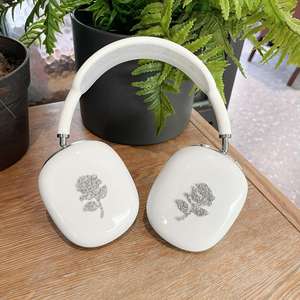 Vente en gros d'étui de protection anti-rayures en silicone couleur pure rose brillante pour écouteurs <span class=keywords><strong>Apple</strong></span> Airpod <span class=keywords><strong>Max</strong></span> - Product Image 2