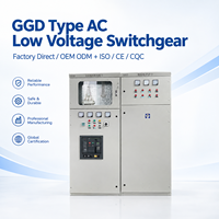 Armoire de distribution basse tension GGD triphasée CA 380V, panneau de commutation personnalisé directement d'usine pour l'alimentation électrique des aciéries