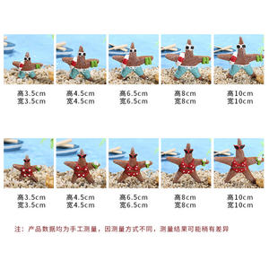 Resina simulación <span class=keywords><strong>estrella</strong></span> de mar estilo <span class=keywords><strong>mediterráneo</strong></span> pareja <span class=keywords><strong>estrella</strong></span> de mar colgante creativo decorativo Navidad colgante resina artesanía - Product Image 2