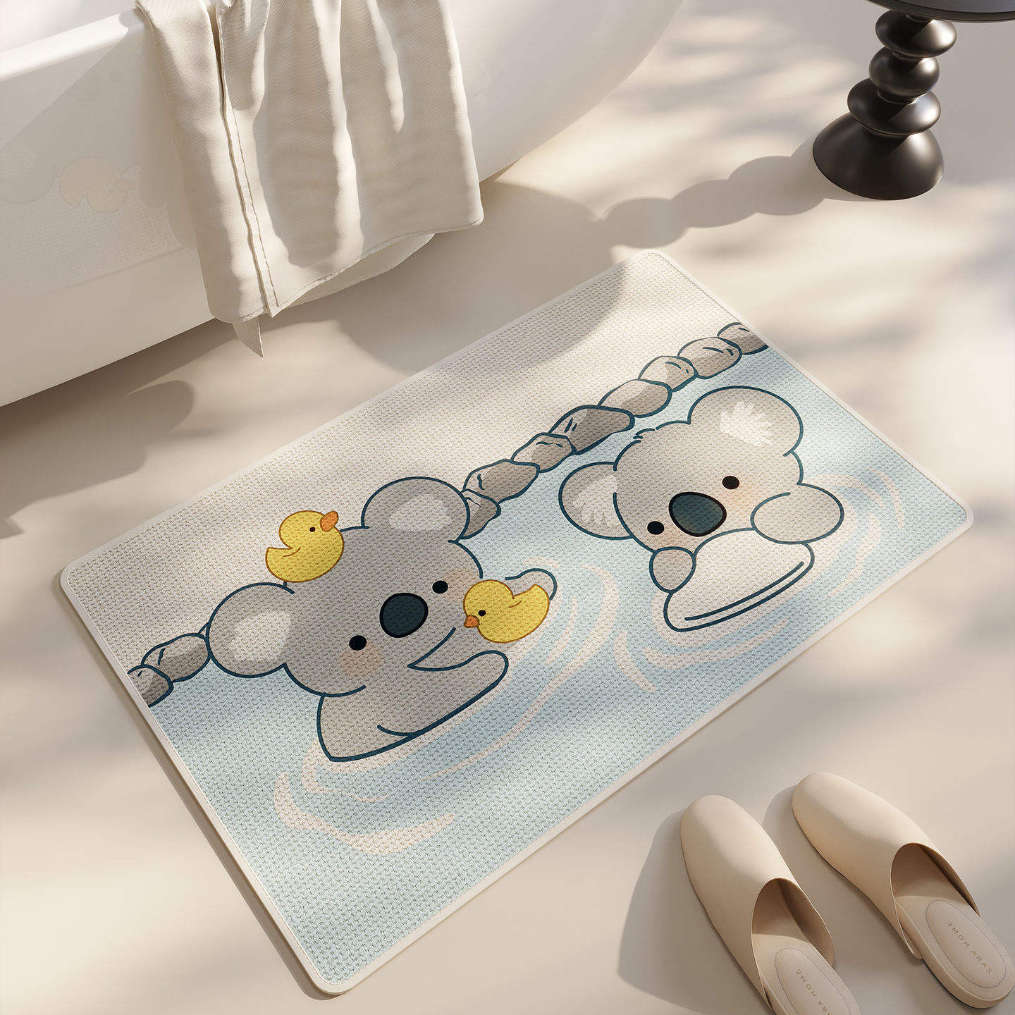 Tejido elegante - Beige - Koala de baño