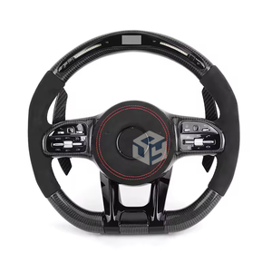 Mise à niveau du <span class=keywords><strong>volant</strong></span> pour Mercedes Benz Cls 350 W157 W218 W219 W257 53 63 A45 <span class=keywords><strong>a</strong></span> <span class=keywords><strong>45</strong></span> W176 W177 <span class=keywords><strong>Amg</strong></span> <span class=keywords><strong>Volant</strong></span> en fibre de carbone - Product Image 1