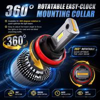 Mini CSP S11 3570 60W H4 H7 H11 9005 9006 Bombillas LED Ultra para Faros Delanteros