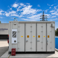 Transformateur de puissance mobile préfabriqué en conteneur triphasé 33 kV 480 V, appareillage de commutation MT et HT