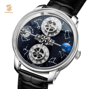 Reloj Wandering Hours, Automático, Mecánico, Celestial, Acero Inoxidable 316L, Pantalla de Cielo Estrellado, Reloj Personalizado OEM de Alta Gama - Product Image 1
