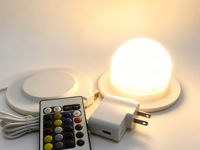 Insert lumineux LED pour base de trophée en acrylique, batterie rechargeable, 16 couleurs, télécommande