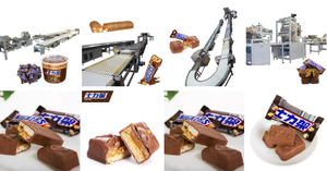 Dây chuyền sản xuất nhiều thanh kẹo (Snickers) với sô cô la enrobing - Product Image 4