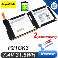 Baterai Laptop 7.4V 4120mAh 31,5wh P21GK3 untuk Microsoft Surface RT 1516 Tablet PC 21CP4/106/96 baterai Notebook P21GK3