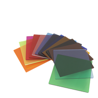 Usine directement vente clair 28mm 30mm feuille de verre plexi en plastique feuille acrylique coulée colorée